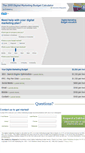 Mobile Screenshot of digitalmarketingcalculator.com